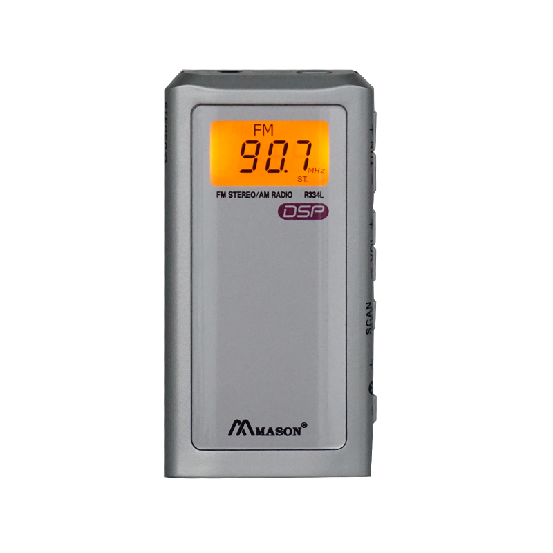 FM Radio 88-108 MHZ Mini Portable Desk LCD Display