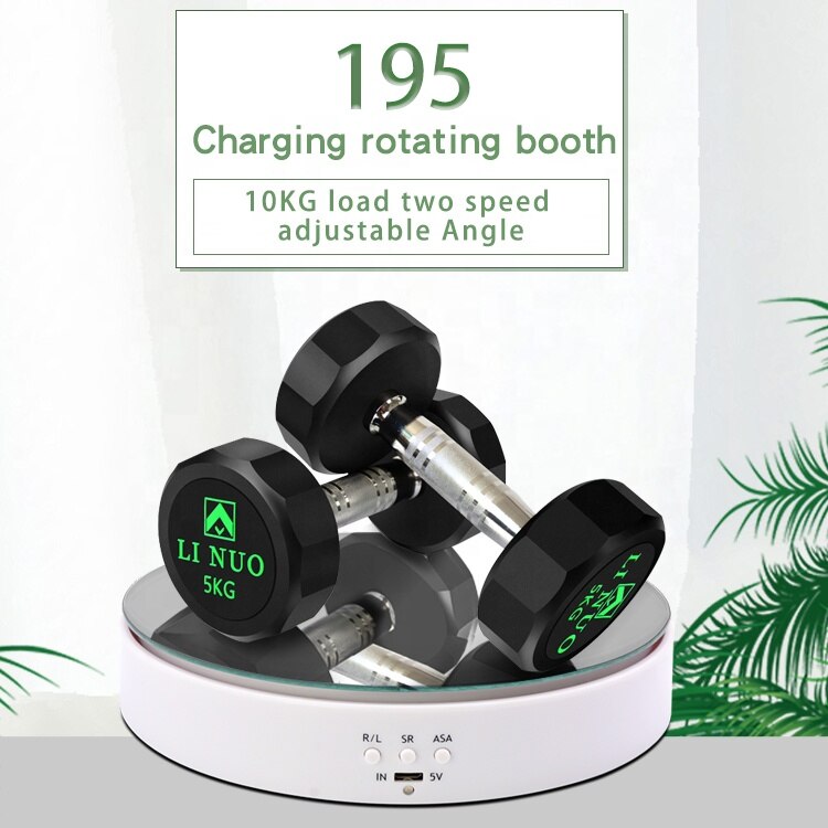 19.5cm elektryczna, obrotowa tarcza wyświetlacza może być przechowywana robić zasilania USB