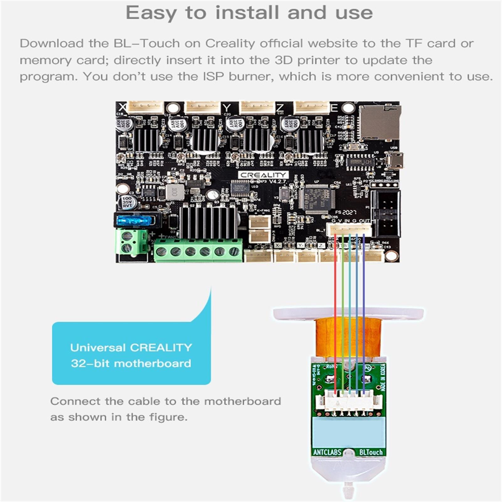 3D drucker zubehör 3D berühren Sensor automatische nivellierung Sensor heißer bett präzision druck Sensor Für Cre-10 # g35