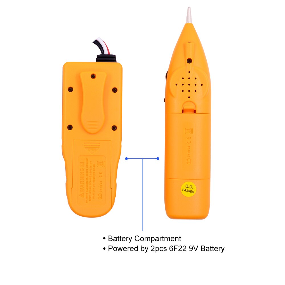 CHIPAL – testeur de câbles WH806C pour réseau Ethernet Lan, détecteur de câbles pour réseau téléphonique Cat5 Cat6 RJ45 RJ11,