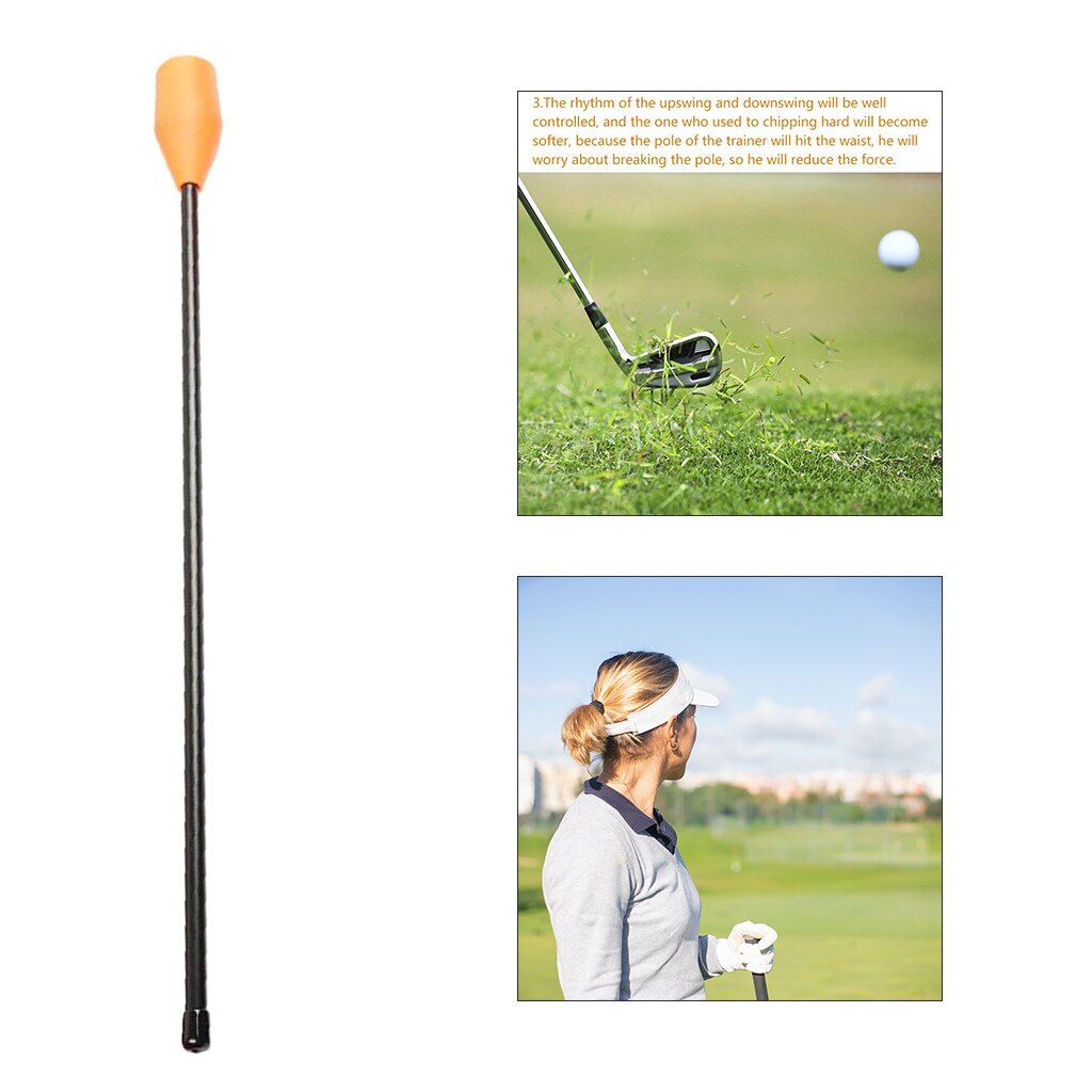 19Inch Golf Swing Trainer Indoor Practice Stick Club Sterkte Golf Training Aid Gebaar Correctie Voor Beginners