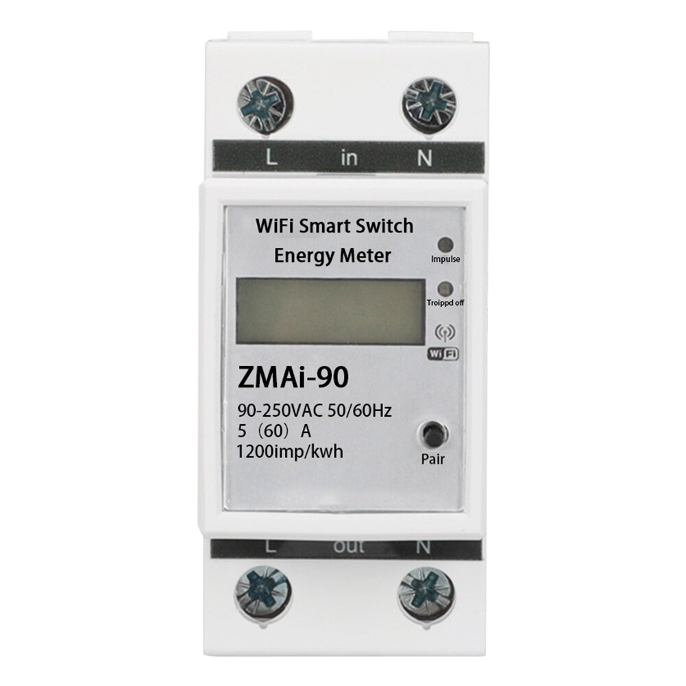 smart wifi enfase energimåler leie rom 35mm din skinne timing mini strømovervåkonge multifunksjon hjemmeforsinkelsesfunksjon