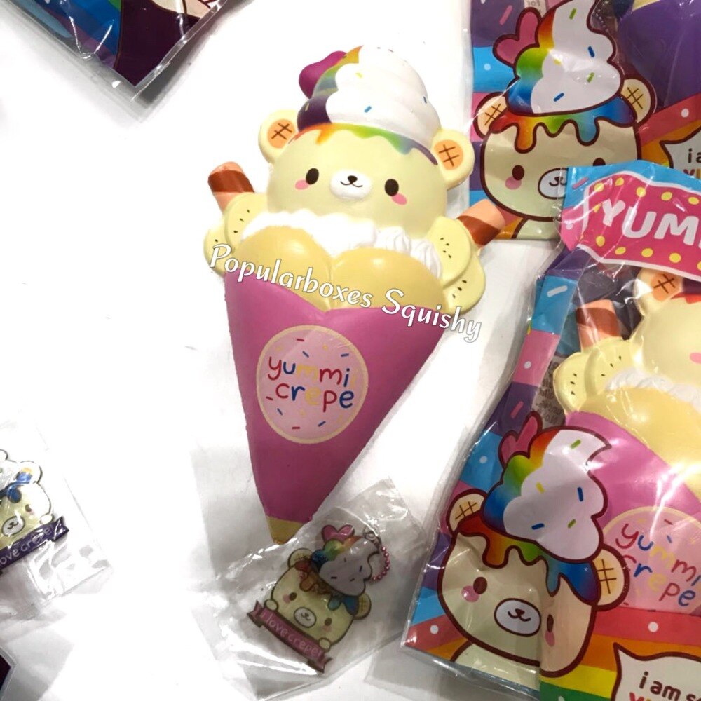 Creamiicandy yummiibear crepe squishy Slow Rising Toy