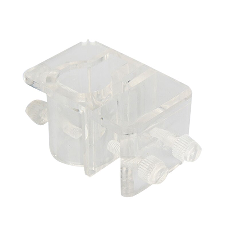 1Pc Aquarium Acryl Filtratie Slang Mount Houder Waterleiding Clip Filter Mount Buis Tropische Aquarium Schoon Pomp Vaststelling klem