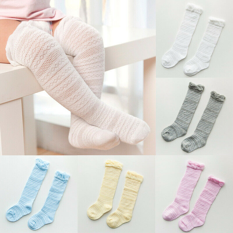 Baby Mädchen Socken Knie Hohe mit Bögen Nette Baby Socken Lange Rohr Kinder Bein Wärmer