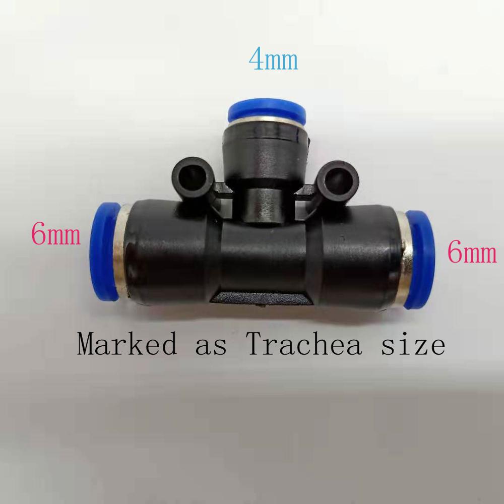 PEG rapid trachea ,Three links ,T type Pneumatic Joint PEG4-6 6-8 8-10 10-12 12-16 PEG4-8 6-10 8-12: PEG4-6