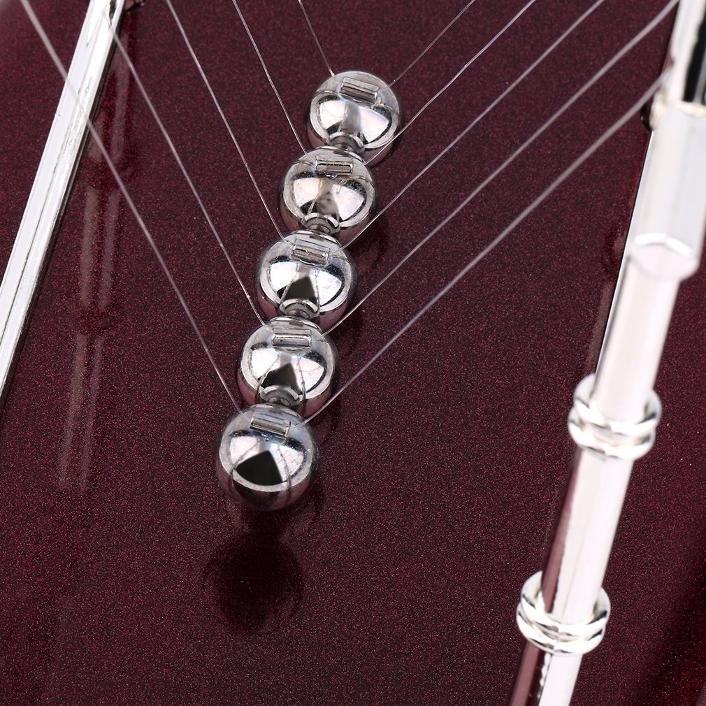 ! Hotton's Cradle Steel Balance Ball Physics Science Pendulum Desktop