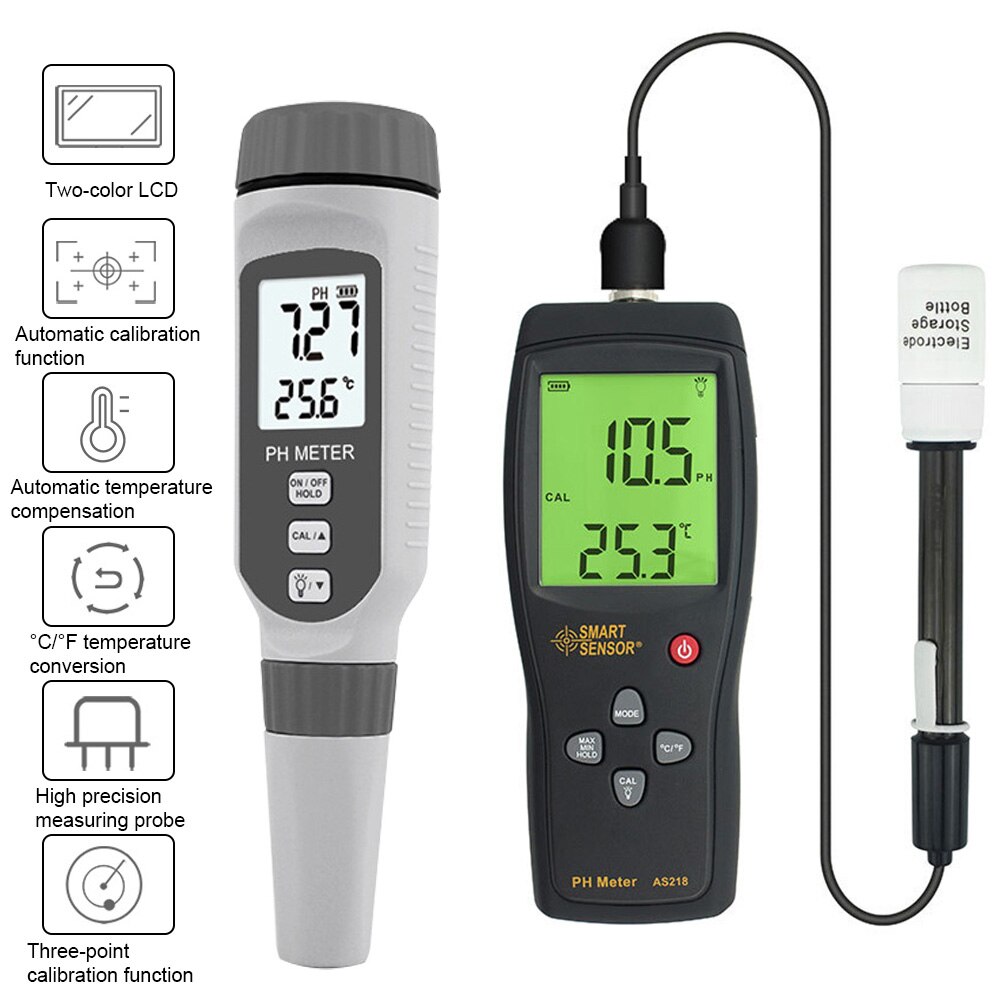 Professionele Digitale Ph Meter Pen Soort Draagbare Water Quality Tester Acidometer Voor Aquarium Zuurweger Water Ph Zuurgraad Meter