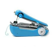 Mini máquina de coser Manual portátil, herramientas de costura de operación Simple, tela de costura, herramienta de costura práctica LYQ, 1 ud.: Plata