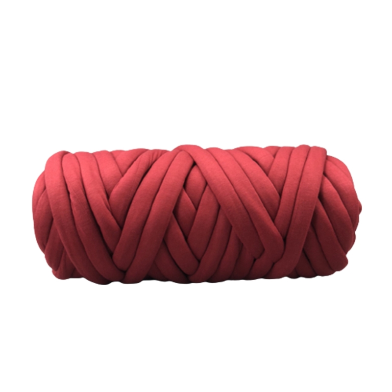 500g Washable Arm Yarn Super Chunky for Arm Knitting DIY Bed Fence Cotton Tubular Super Chunky Yarn Skin Friendly LX9E