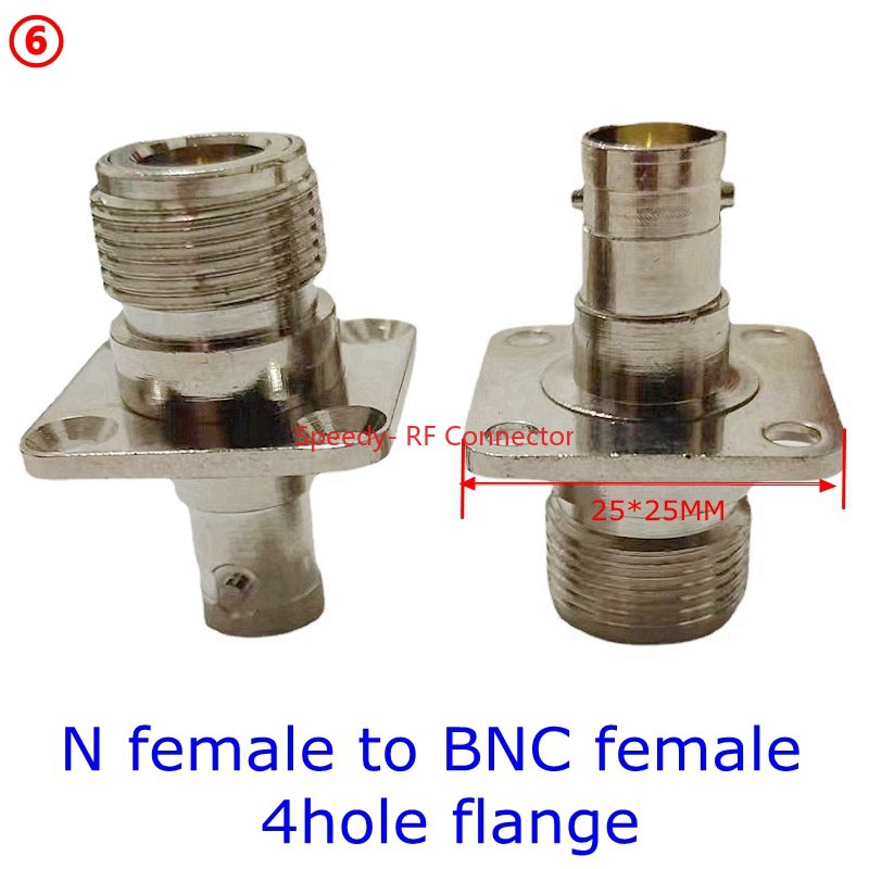 1 Uds L16 N tipo a BNC macho conector hembra Q9 BNC a N tipo adaptador Coaxial de ángulo recto RF rápida cobre: Castaño