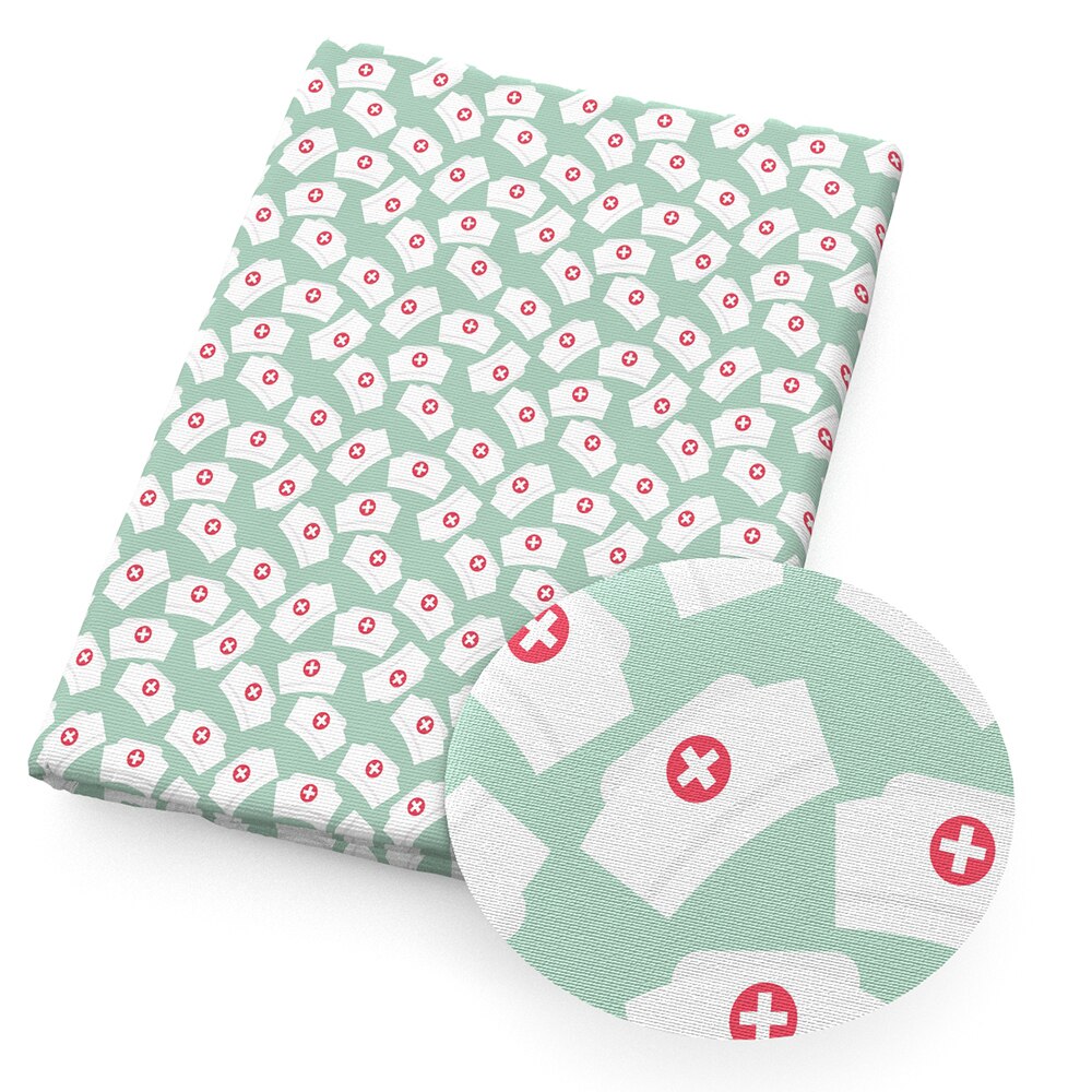 50*145cm infirmières médecin santé Patchwork imprimé 100% coton tissu pour tissu enfants textile à la maison pour coudre Quilting poupée, c10908