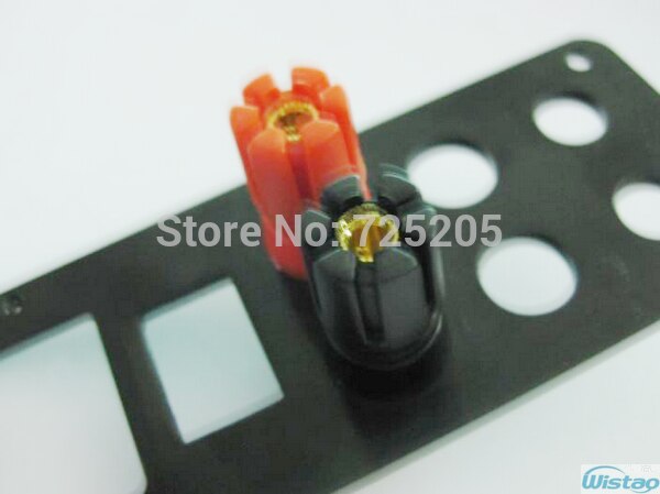 Terminal for Amplifier Chassis 2pcs Red and Black Whole Copper HIFI DIY