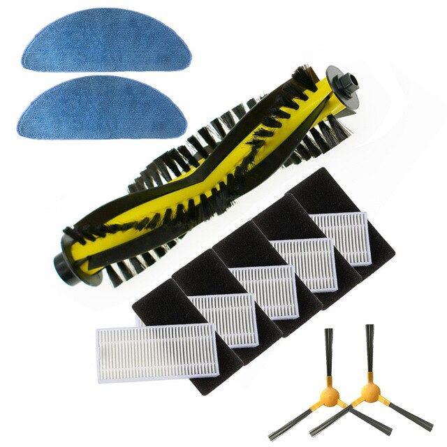 Szczotka boczna robić Mamibot Exvac660 urządzenia elektryczne robot części zamienne robić odkurzaczy zamiatarka szczotki główne filtry końcówka mopa: 3