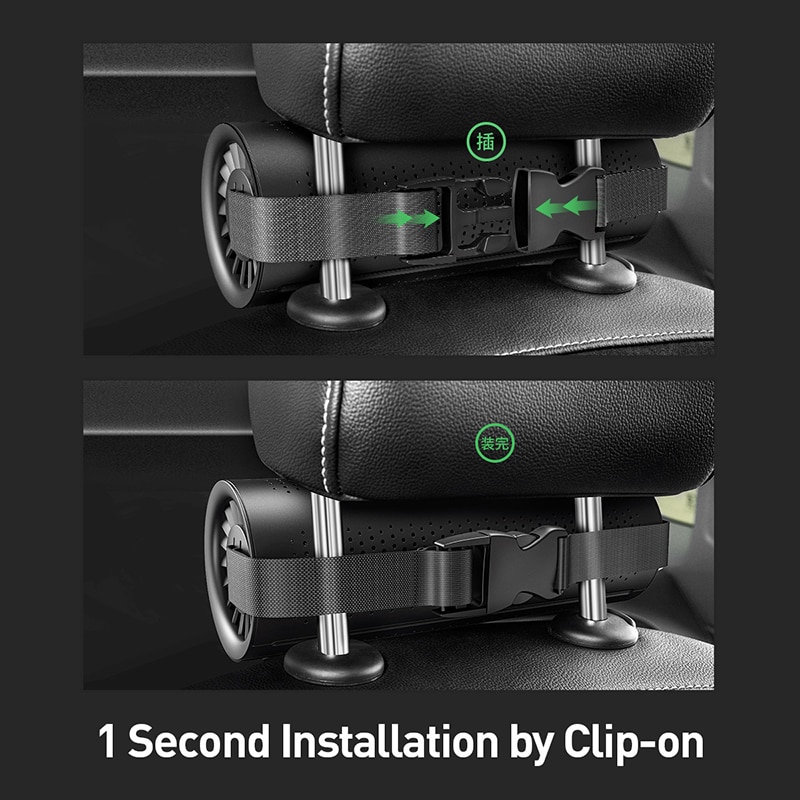 Baseus Car Freshener Car Air Purifier Ionizer Negative Ion Activated Carbon Formaldehyde Auto Air Cleaner Car Accessiories