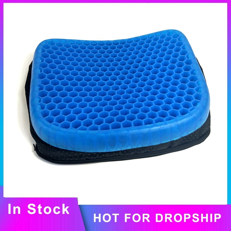 Flexibele Ice Gel Cooling Pad Zitkussen Met Zwarte Antislip Comfortabele Massage Seat Office Chair Gezondheidszorg Pijn release