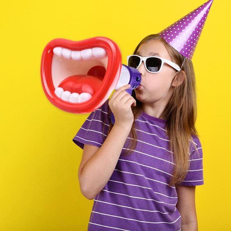 Kid Handheld Voice Changer Luidspreker Speelgoed Grappig Creativiteit Variabele Geluid 3 Modus Educatief Vocale Willekeurige kleur