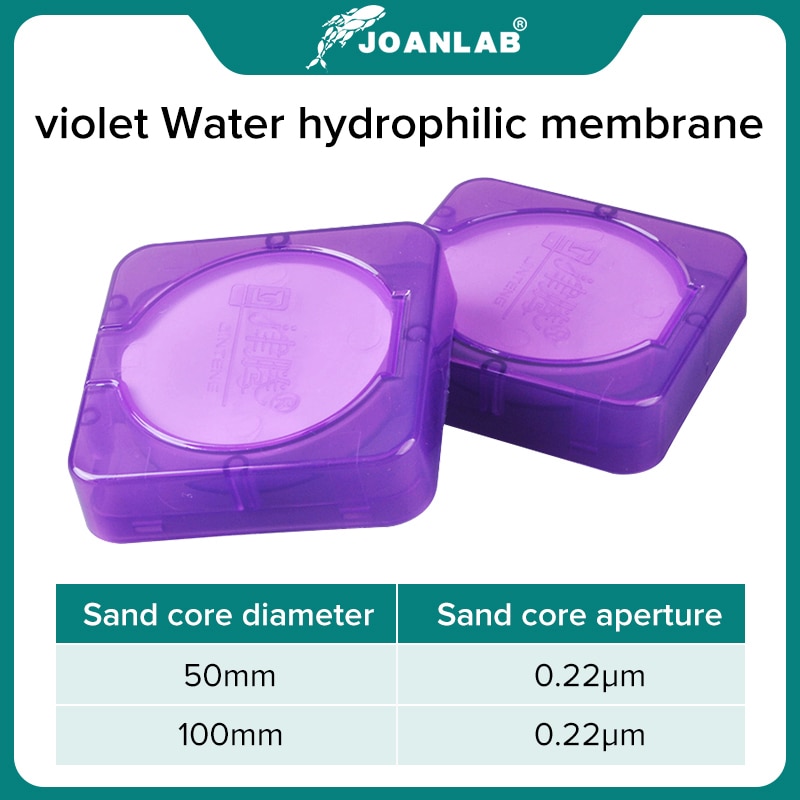 JOANLAB Laboratory Water Microfiltration Membrane Microporous 0.45um 0.22um Organic Microfiltration Membrane Diameter 50mm 100mm