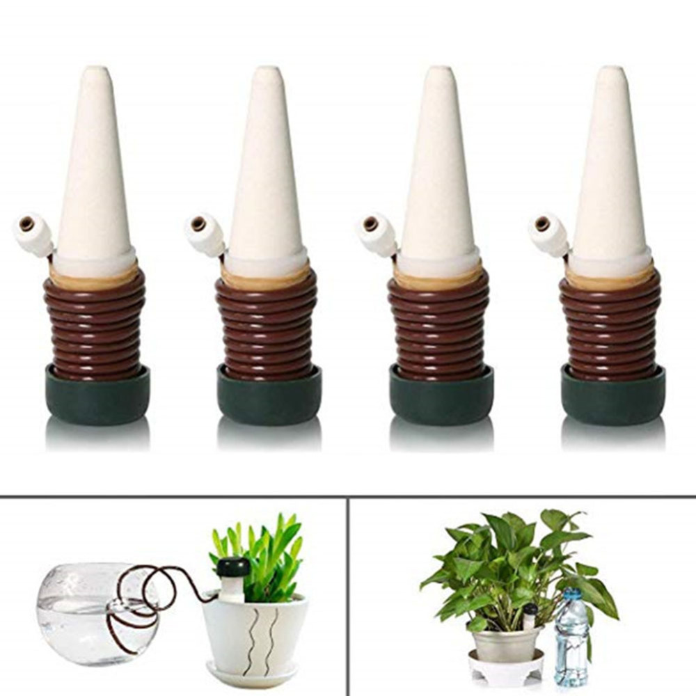 Automatic Dripper Potted Plants 4 PCS Self Watering Device Lazy Environmental Waterer Drip Irrigation Sprinkler Seepage Tool