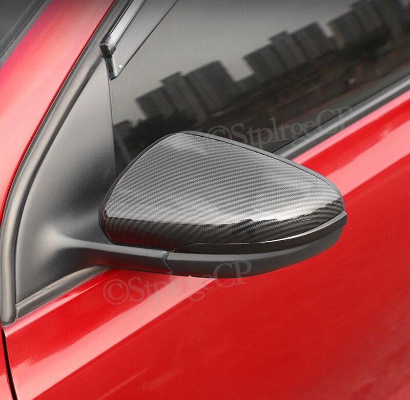 2 st sidospegelkåpor för vw golf 6 gti 6 golf 6 r mk6 r20 touran par vinge backspegelhölje trimlock svart