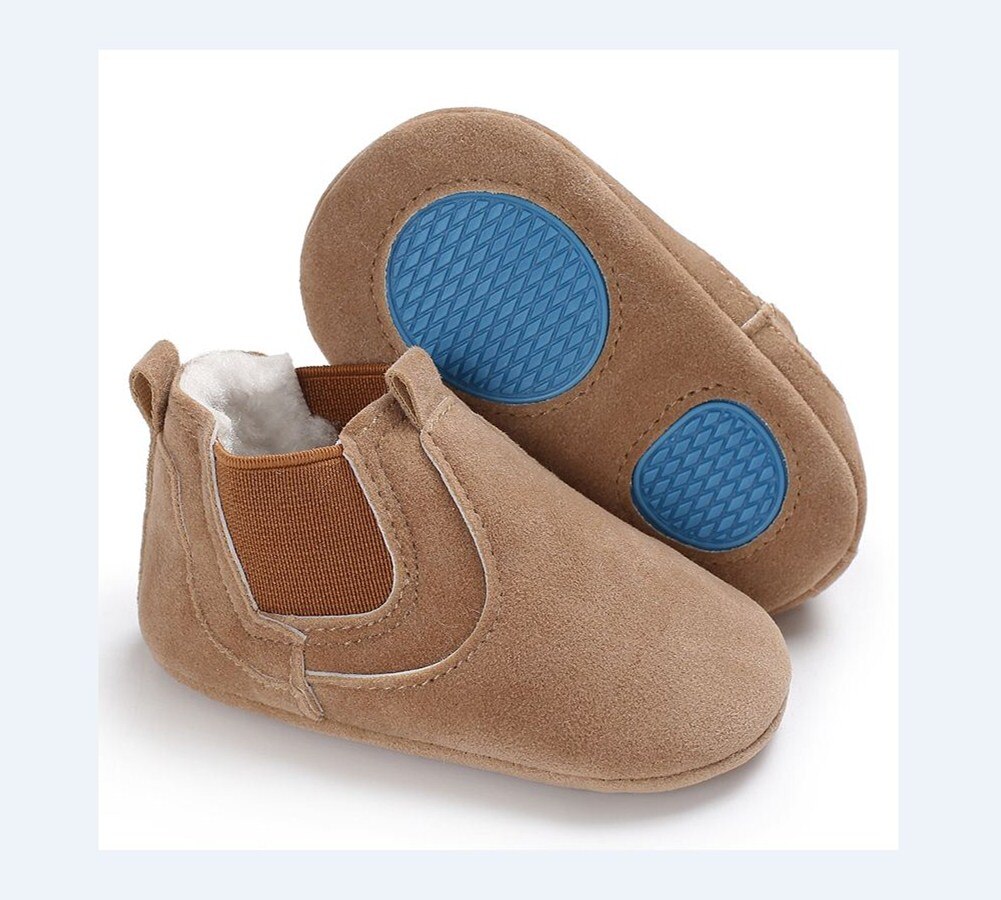 Pudcoco Kleinkind kind Jungen Mädchen Schuhe Neue Mokassin Leder Schuhe Kinder Weiche Sohle Krippe Schuhe: Brown / 13