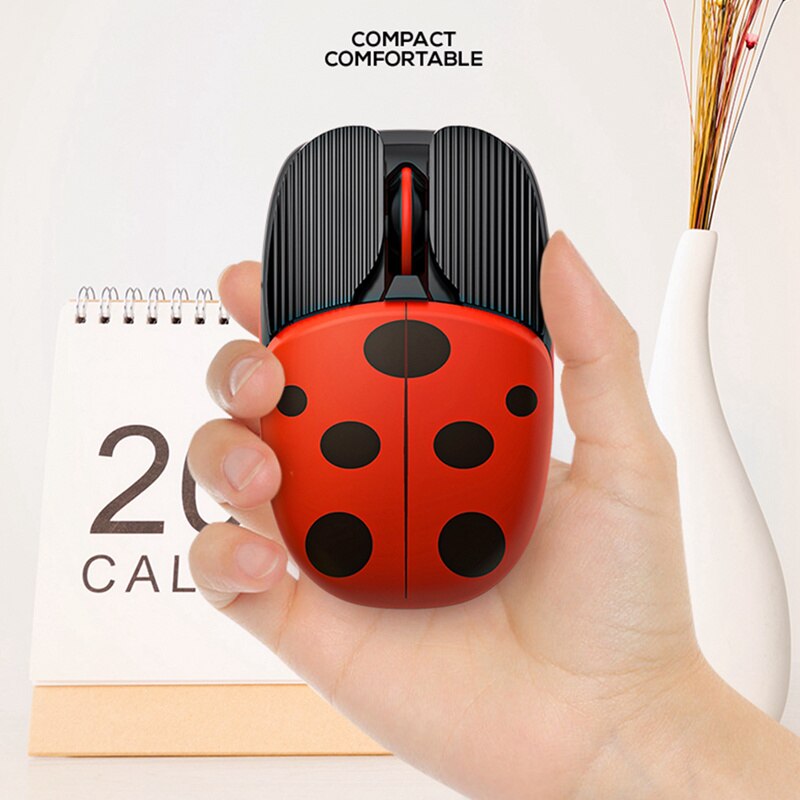 Wireless Bluetooth Mouse Cute Mouse Dual Mode Rechargeable Type-C Silent 2.4G USB Gaming Mute Mice for Laptop PC Girl