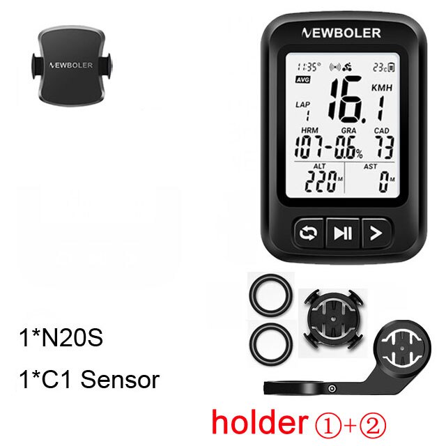 Bike Accessories GPS Bicycle Computer Cycling Speedometer ANT+ Ciclismo Cadence Sensor for Garmin Zwift XOSS G plus Magene C406: 07