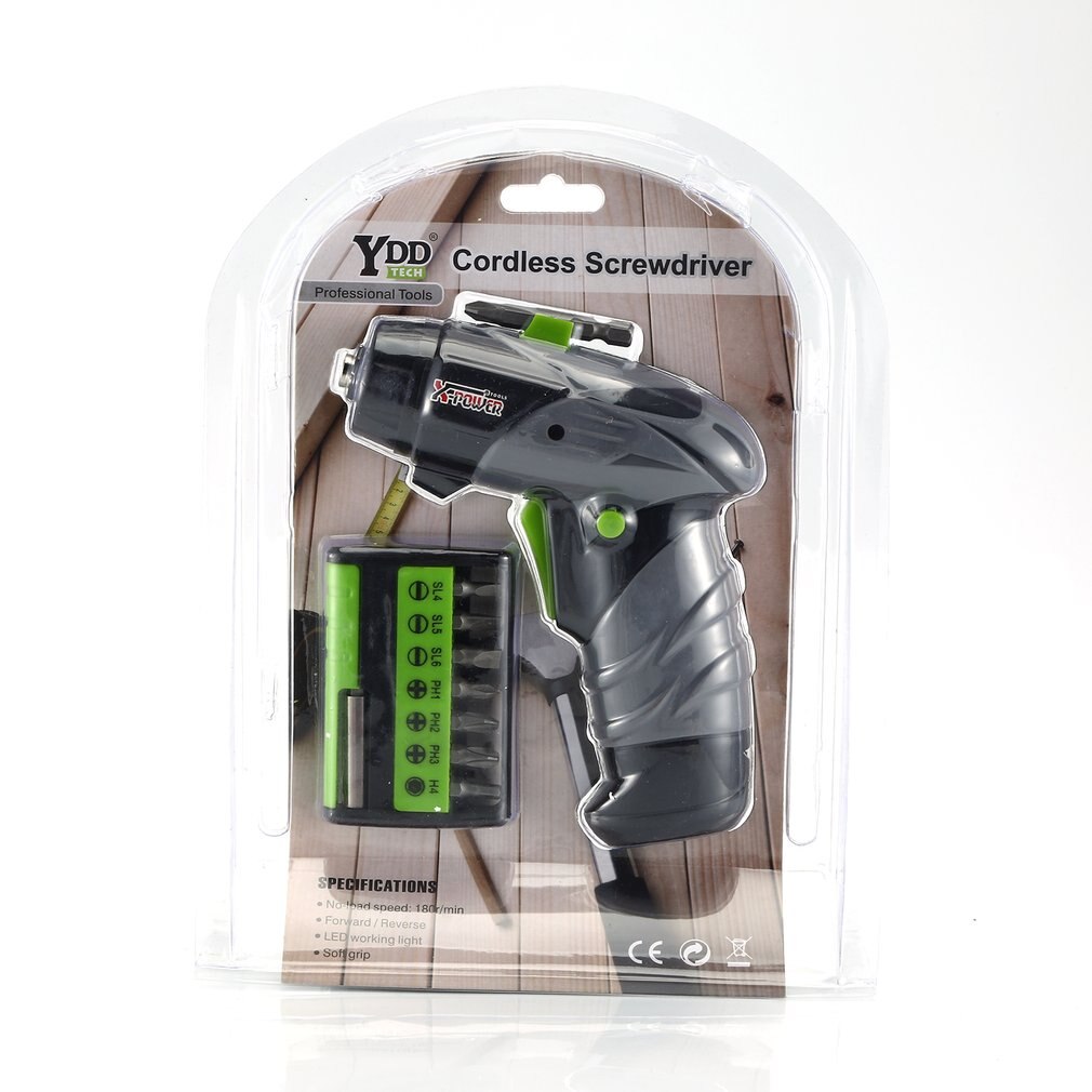 X-power Dry Battery Electric Cordless Screwdriver Set Mini Screw Driver Drill Hardware Tool Household DIY Tools