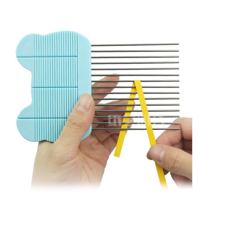 Peigne de Quilling multifonctionnel amélioré, Kit d&#39;outils d&#39;artisanat en papier, outil fait à la main avec fente pour colle et fente pour papier