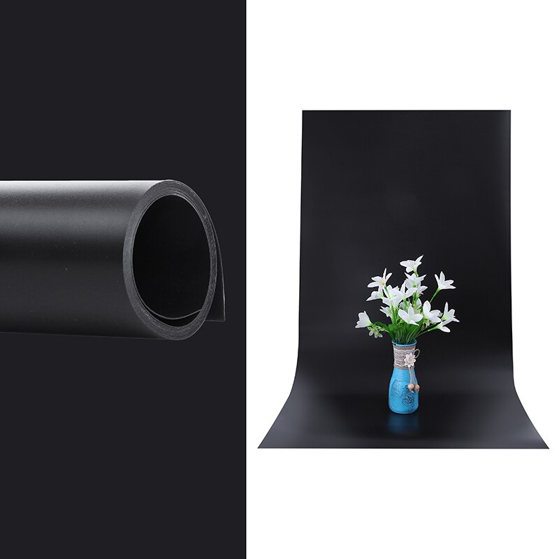 68 x 130cm White Black Gray PVC Material Anti-wrinkle Backgrounds Backdrop for Photo Studio Photography Background Equipment