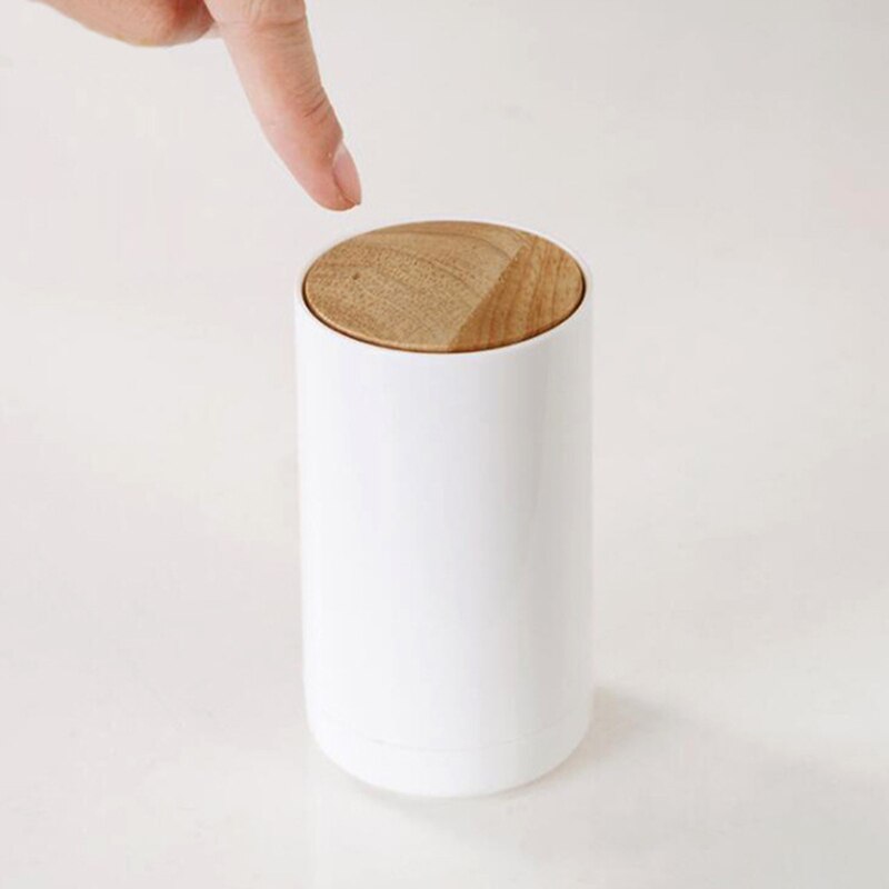 Automatic Toothpick Holders Plastic Toothpick Stand Box Storage Holders Cotton Swab Toothpick Storage Box