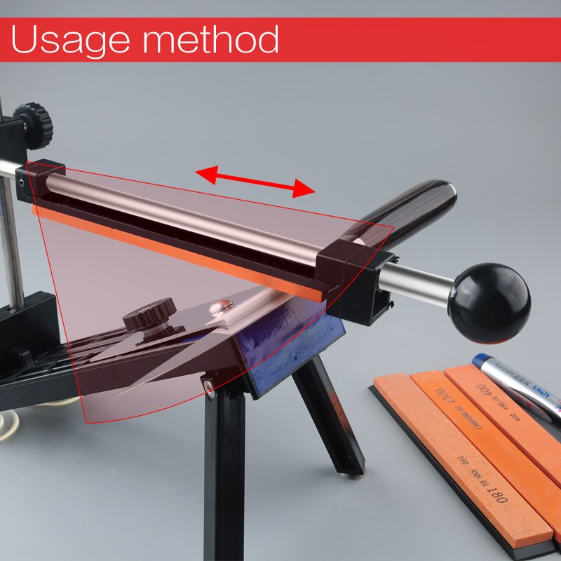 [Video]1 Set Vaste Hoek Messenslijper Professionele Slijpen Tool Set Maaltijd Slijpsteen Diamant Slijpen Mes Board