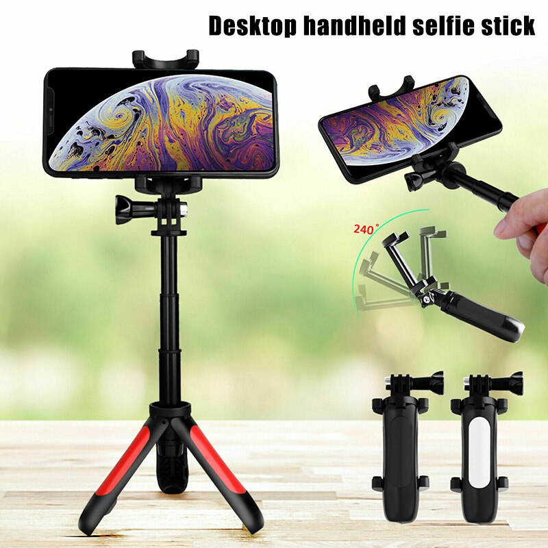 Portable handheld selfie stick tripod desktop holder for android and ios phones  gk99