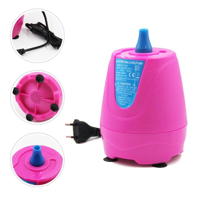 Auporo Eu Plug Dubbele Gat Ac Opblaasbare Elektrische Balloon Pump Air Ballonnen Pomp Elektrische Verjaardag Ballon Pomp Inflator
