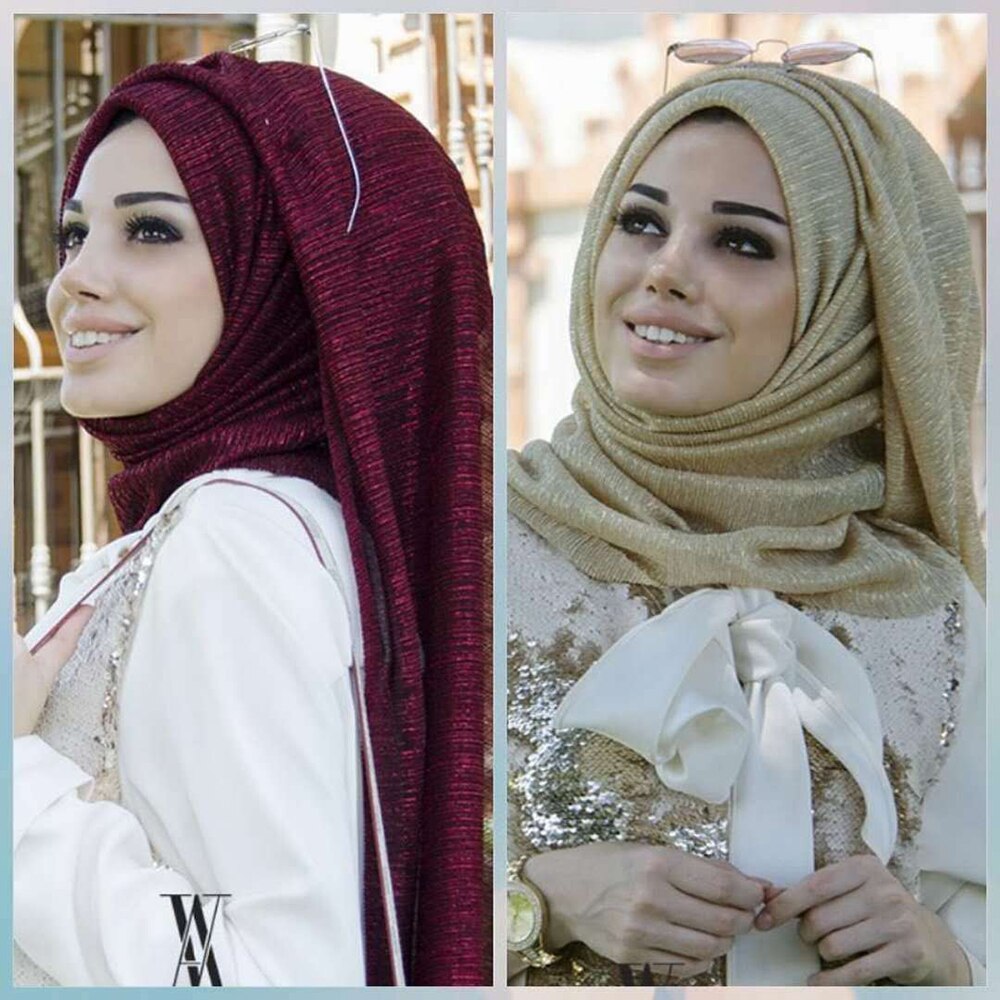 Jedwabny szalik cekinowy pałąk muzułmanie turban moda szalik góra wiosna jesień szale popularny styl malezja szyfon Hijabs