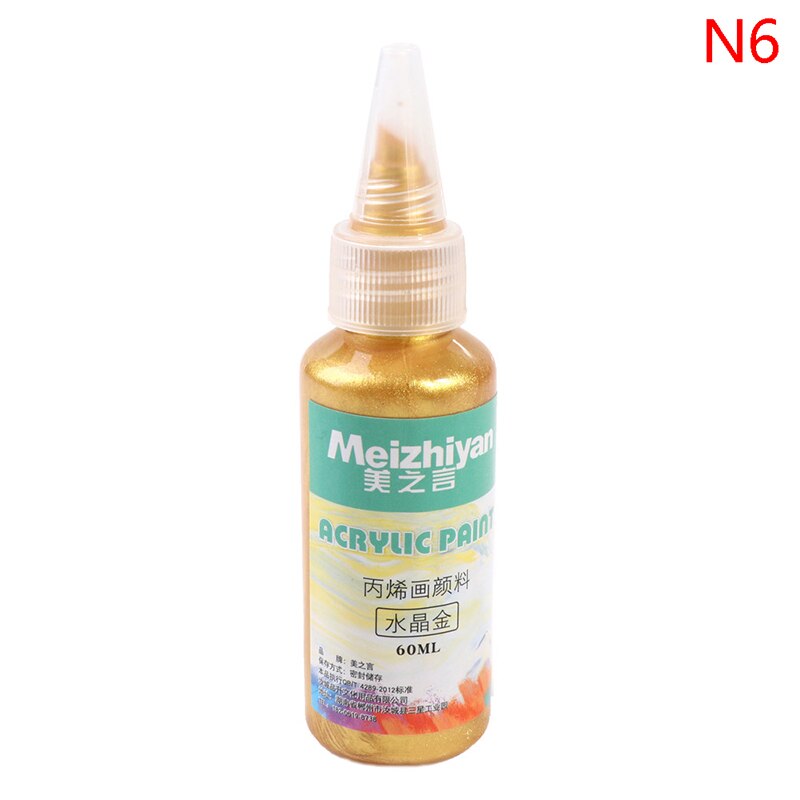 60ml Acrylic Paint Metallic Resin Pigments Gold Silver Copper For Epoxy Resin: N6