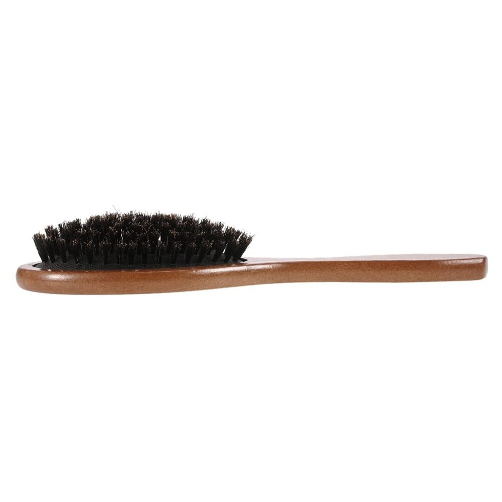 Natural Boar Bristle Hairbrush Massage Comb Anti-static Hair Scalp Paddle Brush Beech Wooden Handle Hair Brush Comb Styling Tool