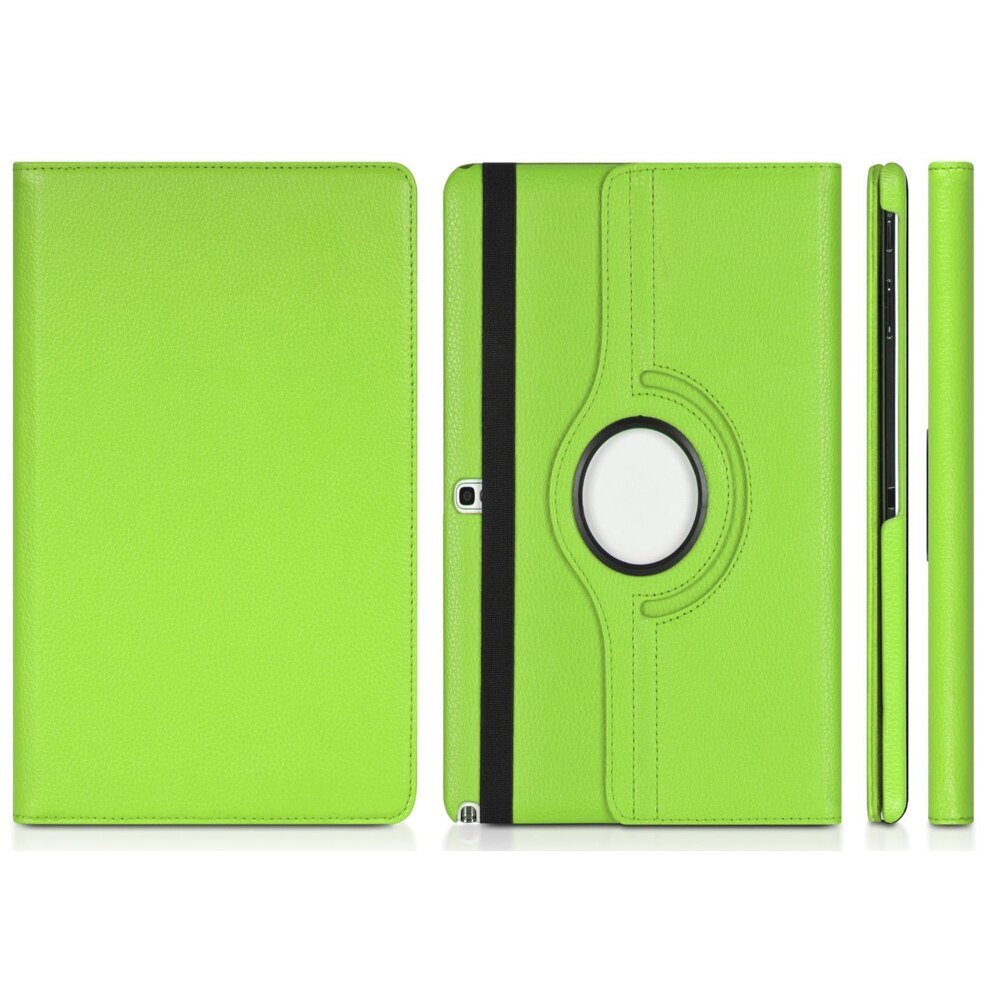 Etui til samsung galaxy tab pro  t520 t525 t521 10.1 note edition 10.1 &quot;  p605 p600 cover folio læder stander smart capa: Grøn