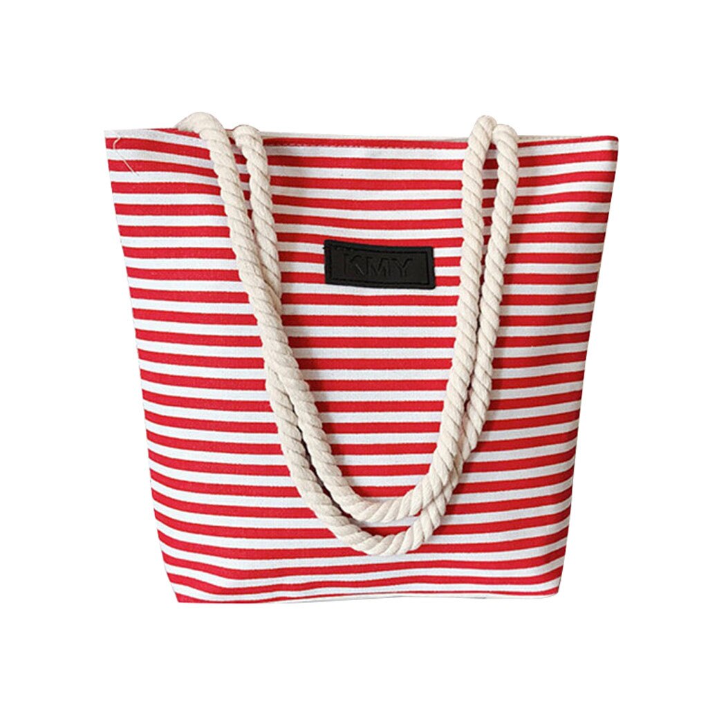 30 # Grote Capaciteit Riem Tas Voor Dames Streep Riem Tas Mode Grote Capaciteit Riem Tas canva Bag Trend Product Portemonnee: Red