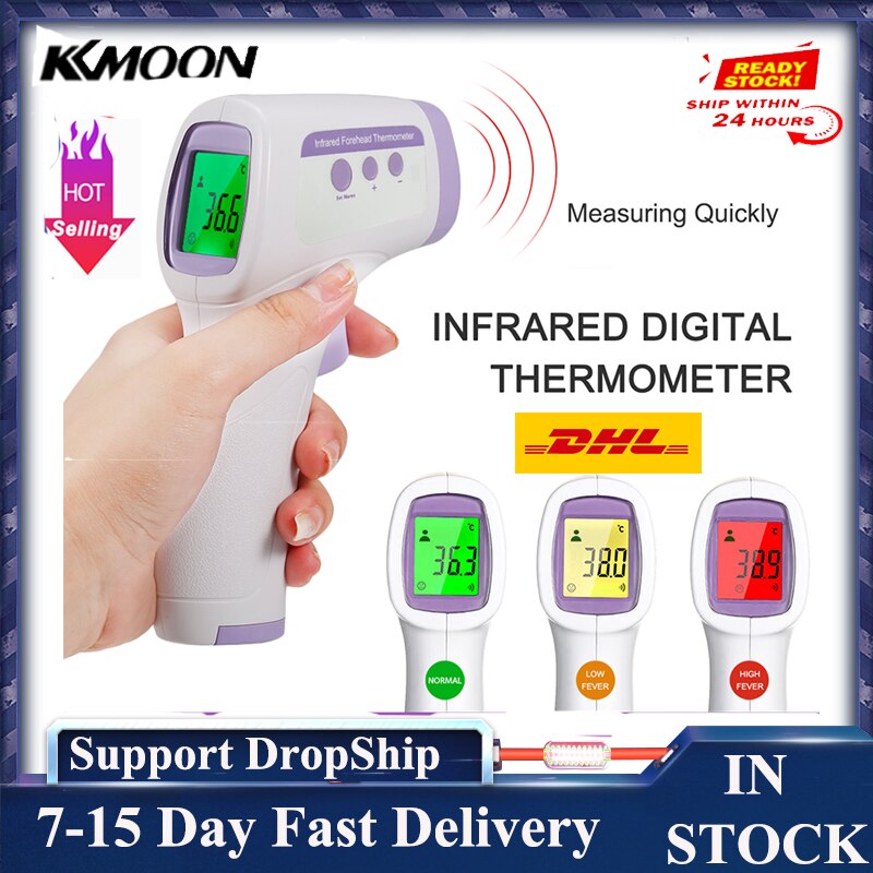 Digitalt pandetermometer infrarødt babytermometer berøringsfri kropstemperaturmåler temperatur til børn med feberalarm: Type 6