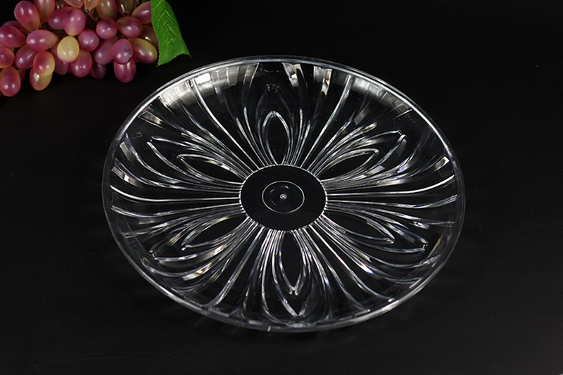 Acrylic fruit snack tray dry fruit bar plastic tray snack tray