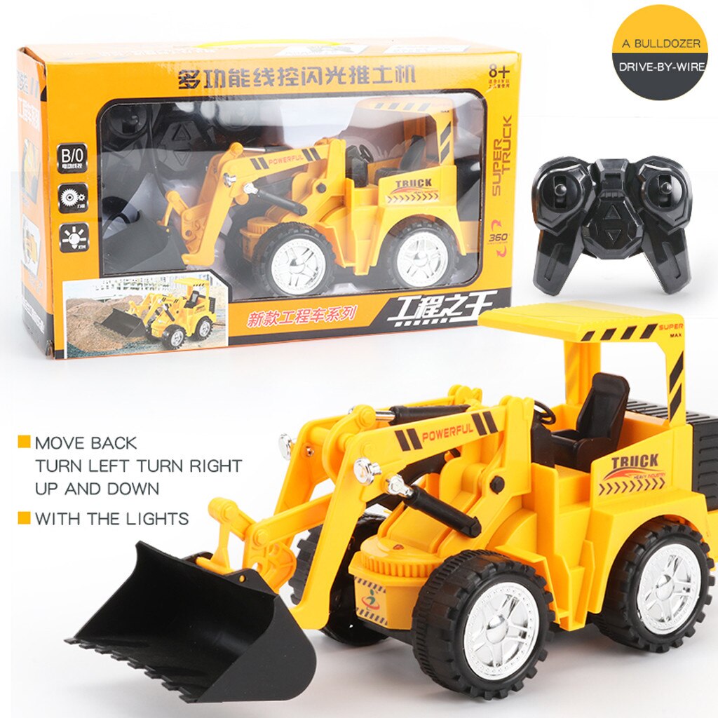 RC sans fil Dumper camion jouet télécommande génie électrique camion véhicules pelle Construction camion jouet enfants jeux: B