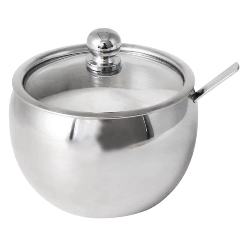 German Style Seasoning Box Stainless Steel Seasoning Pot Household Kitchen Seasoning Bottle Seasoning Bottle Salt Shaker: Default Title