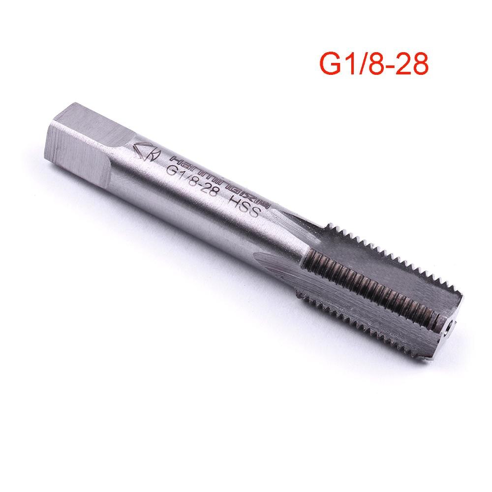 HSS Straight Flute Plug Tap Machine Drill Bits G1/4 1/8 1/16 UK US System: G1 8-28