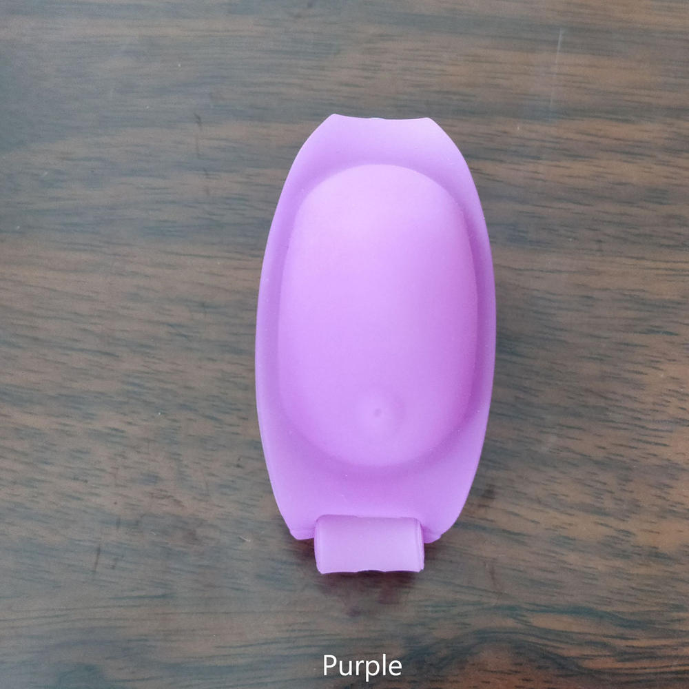1PCS Hand Sanitizer Dispenser Adjustable Wristband Hand Dispenser Silicone Refillable Soap Antibacterial Bracelet With Bottle: 3