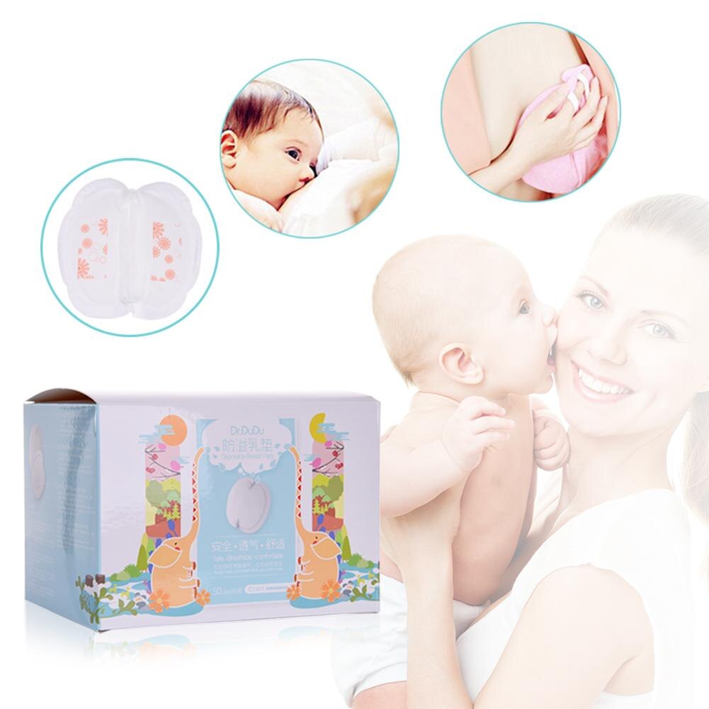 50 stks Wegwerp Babyvoeding Zoogcompressen Verpleging Pads voor Mum Katoen Borstvoeding Voeden Borst Pads voor Mum