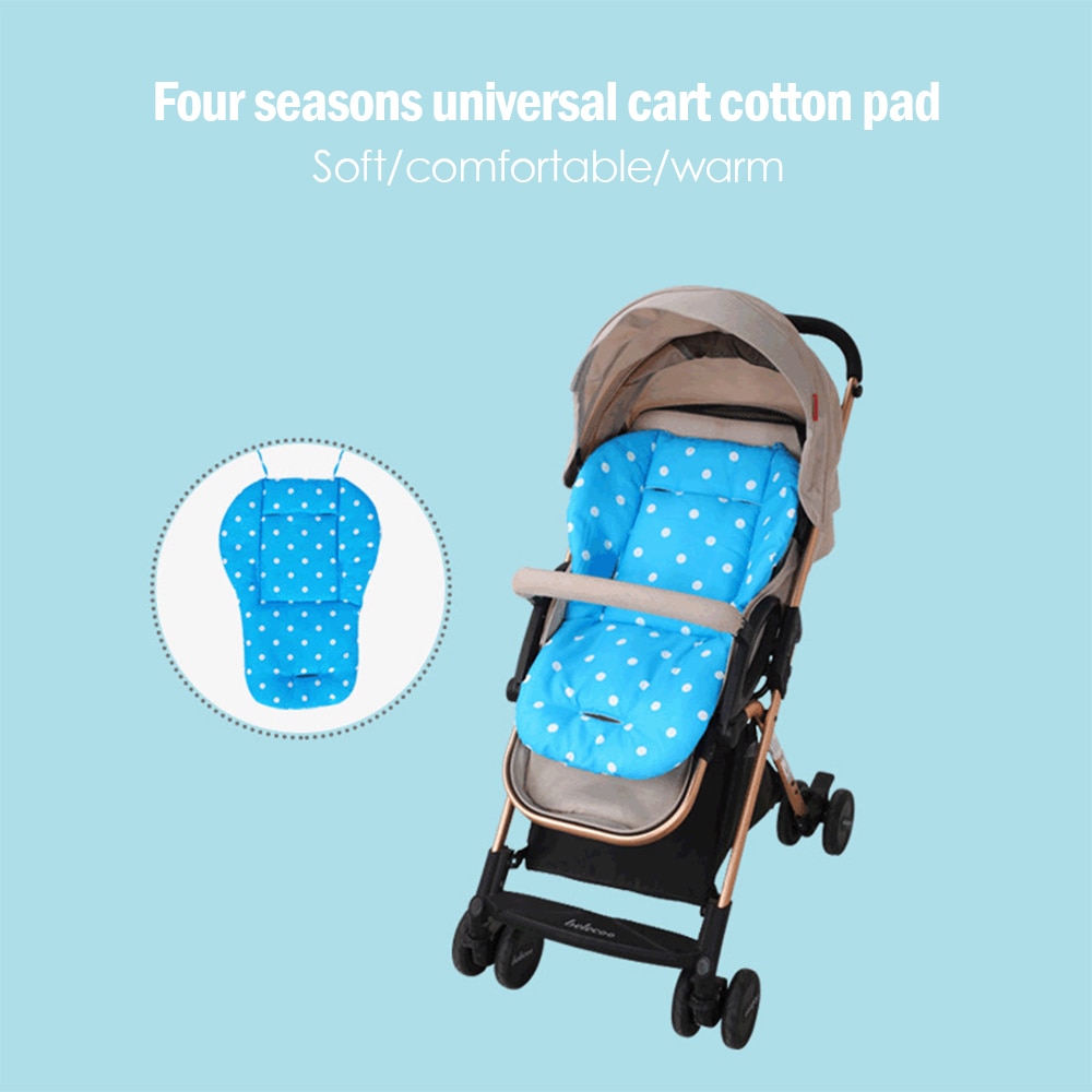 Double-Sided Waterproof Stroller Seat Cushion Colorful Soft Mattresses Carriages Seat Pad Stroller Mat Accessories