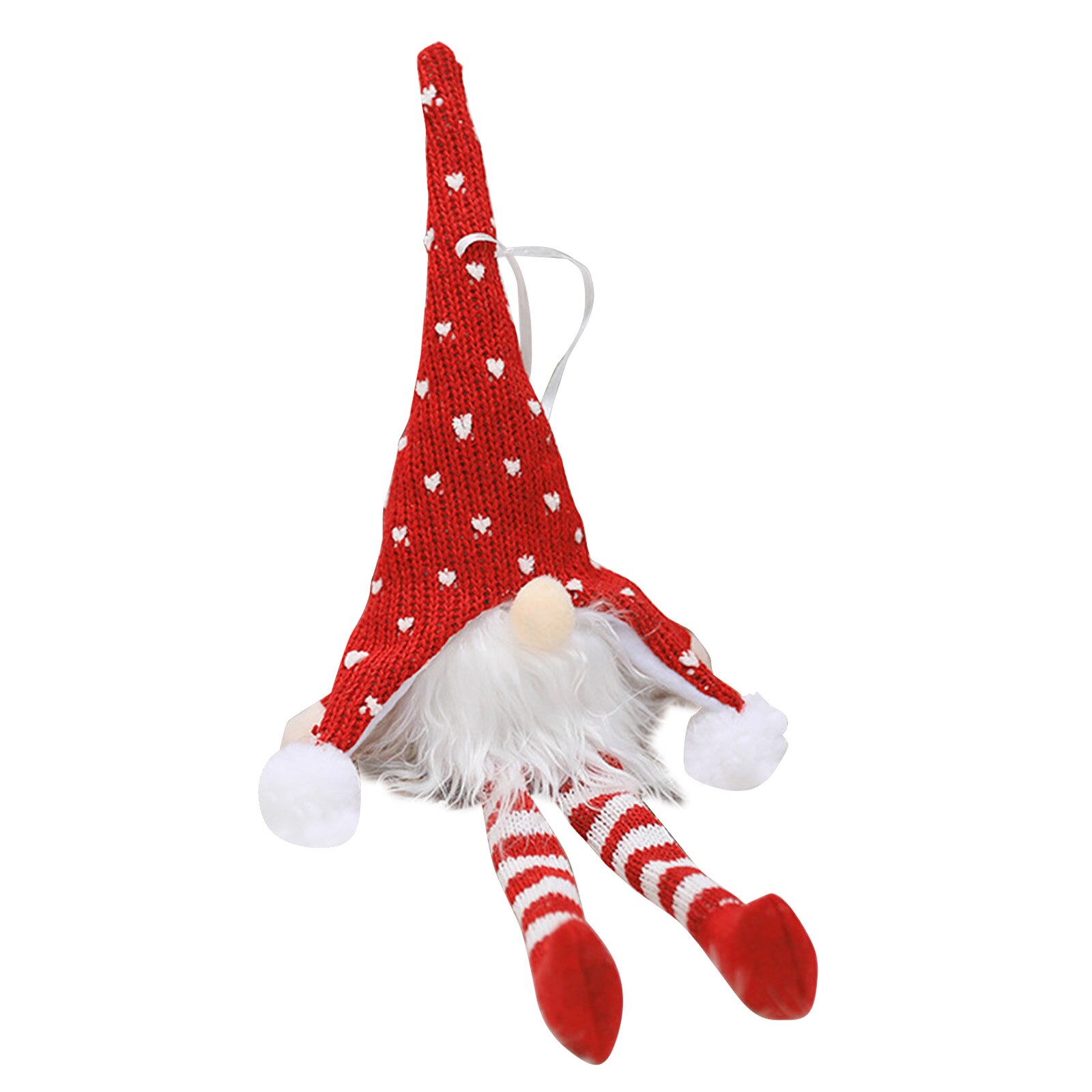 Muñeco de peluche de Papá Noel, gnomo, elfo enano, adornos para el hogar con luces, Navidad, Santa, muñeca de Navidad, adornos de Año , NSV775: Rojo