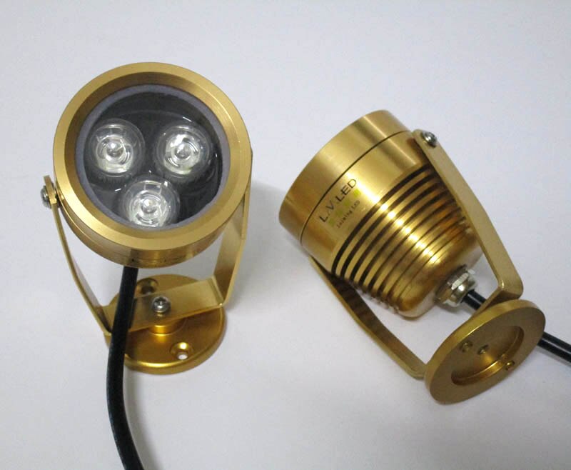 landscape lighting 12V 3W warm white neture white cold white Red Green Blue spotlight Projection lamp Home Garden Outside light