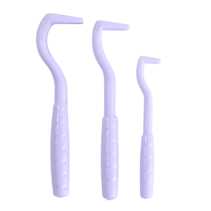 Loppefjerner krok flåttfjerning pinsett flåtttrekk kjæledyr katt hund tilbehør kloreuttrekker midd pinsett kam lus tang: Lilla